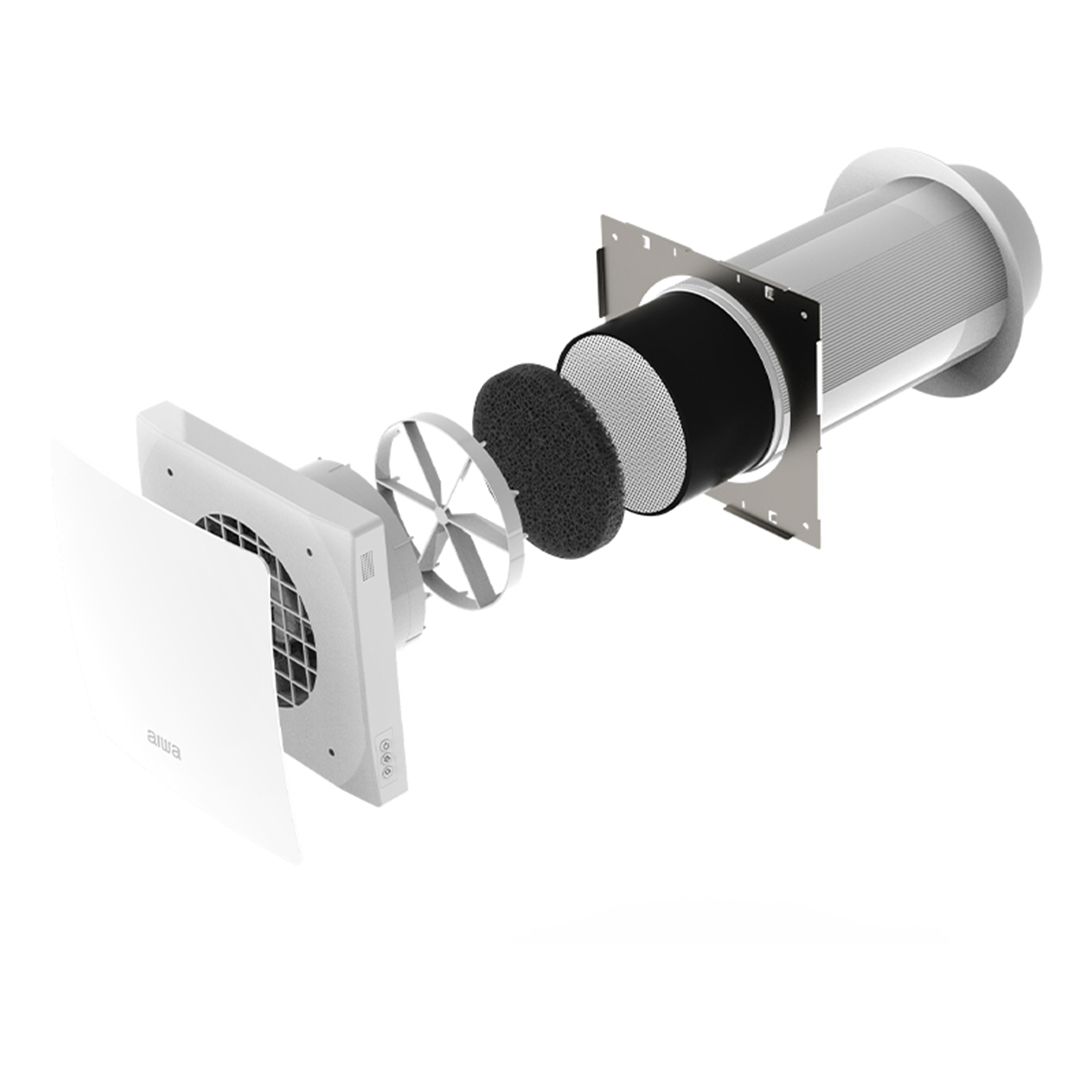 Rekuperator ścienny kompaktowy Manta AIWA-ERV10YA