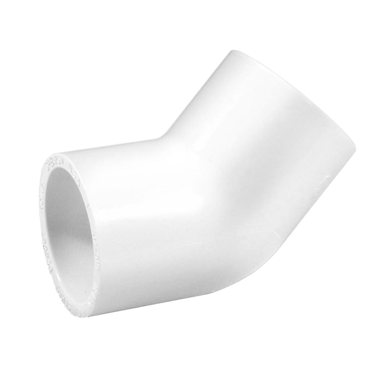 Kolano PVC-U x45° KW/KW 