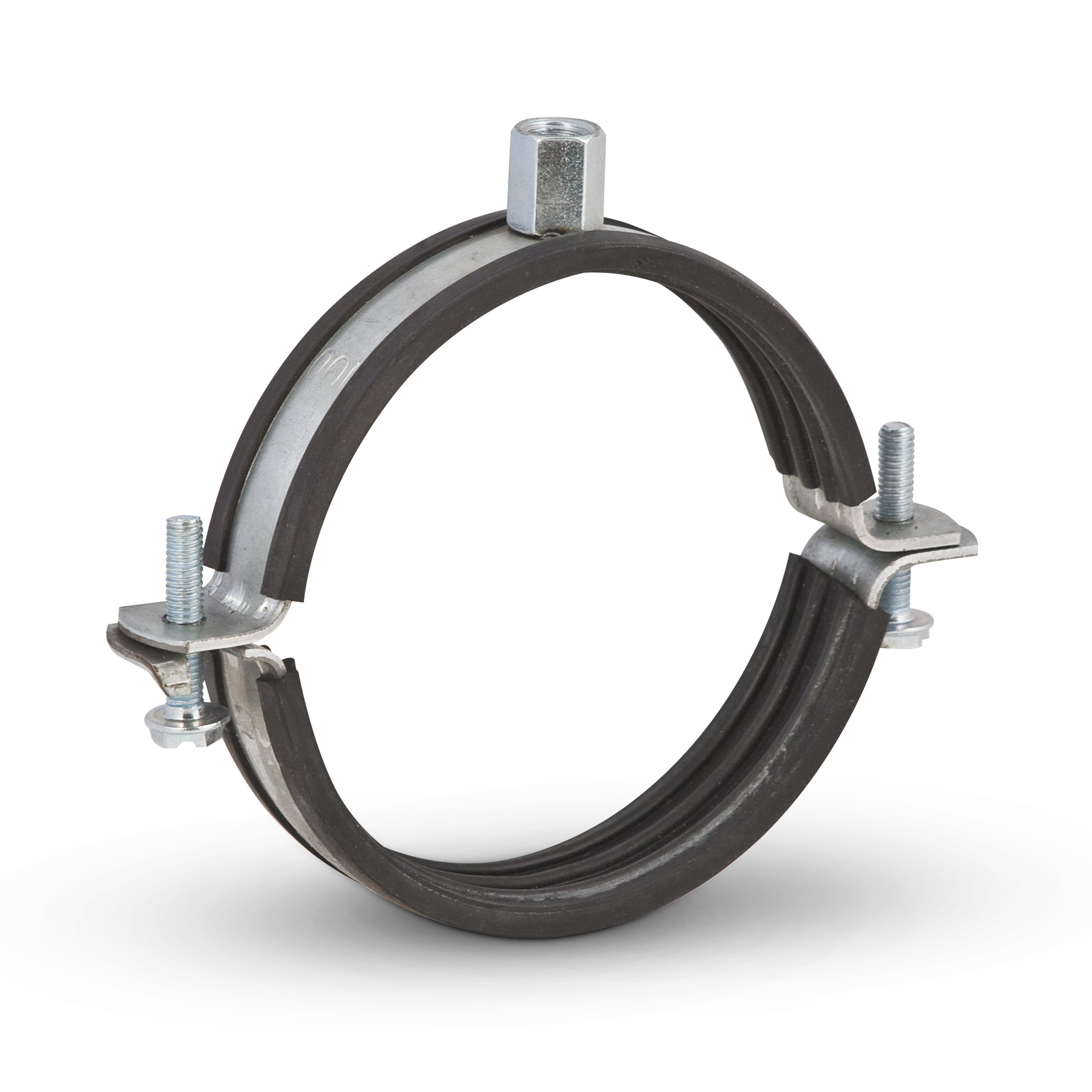 Obejma do rur z amortyzatorem gumowym CLRL