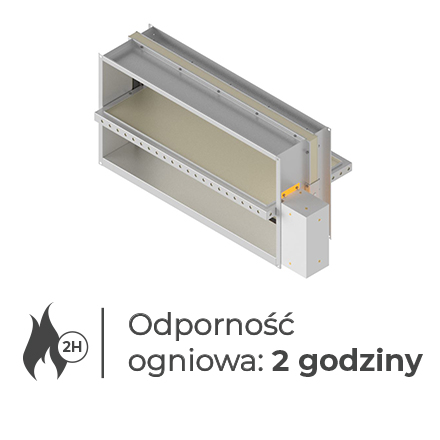 Klapa wentylacji pożarowej mcr FID S/V-P/P