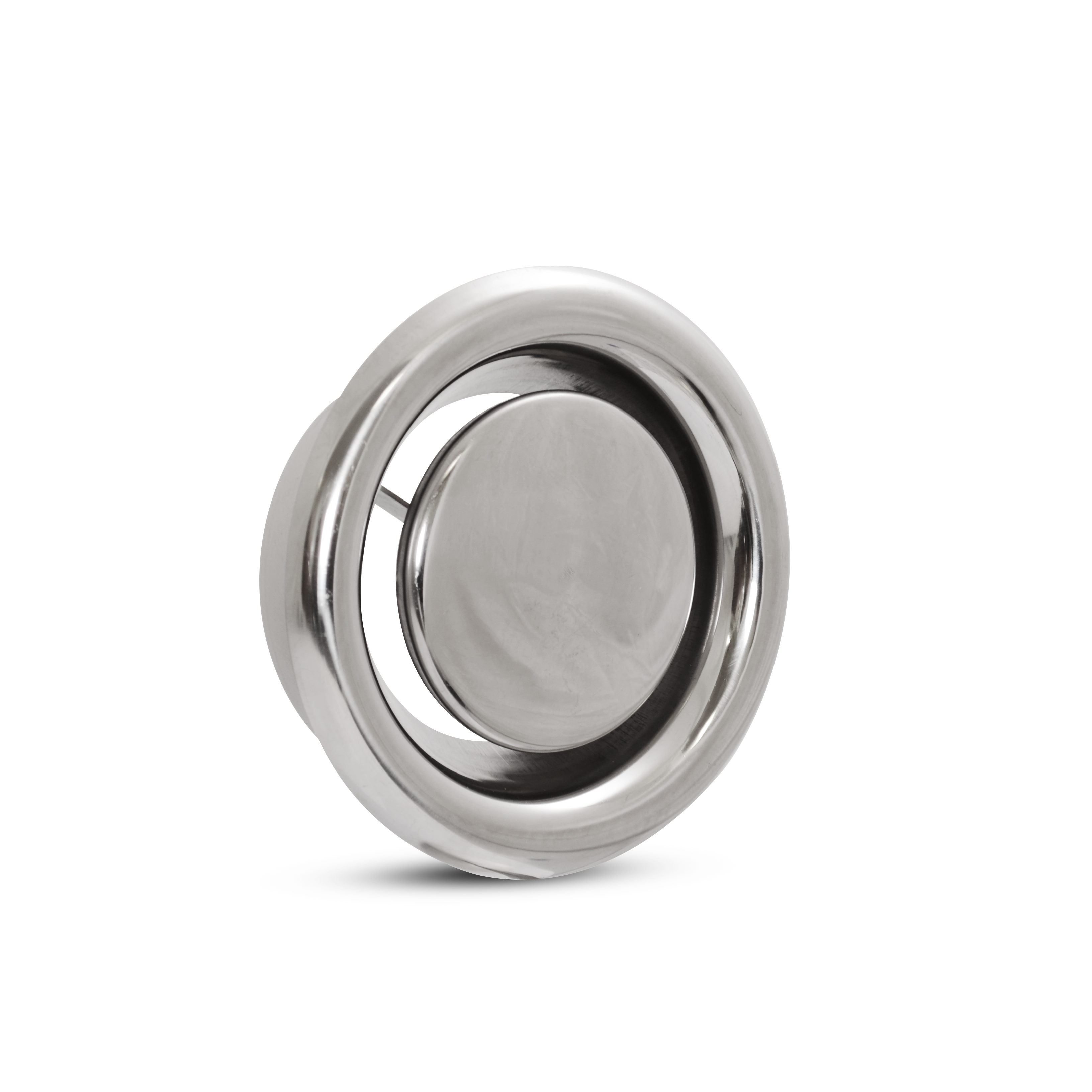 Zawór wywiewny nierdzewny z ramką KW-K-RM