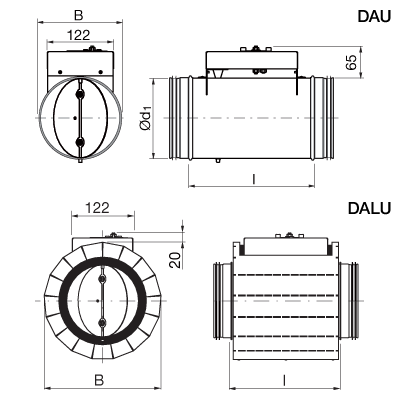 Regulator stałego przepływu DAU
