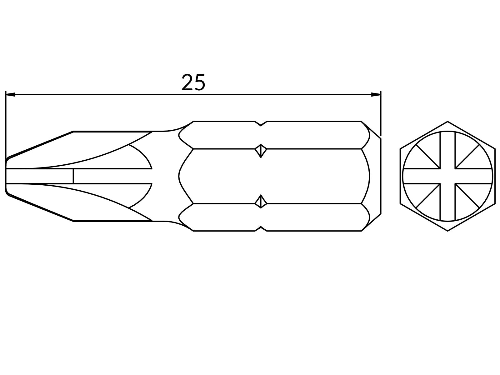 Końcówki wkręcające B