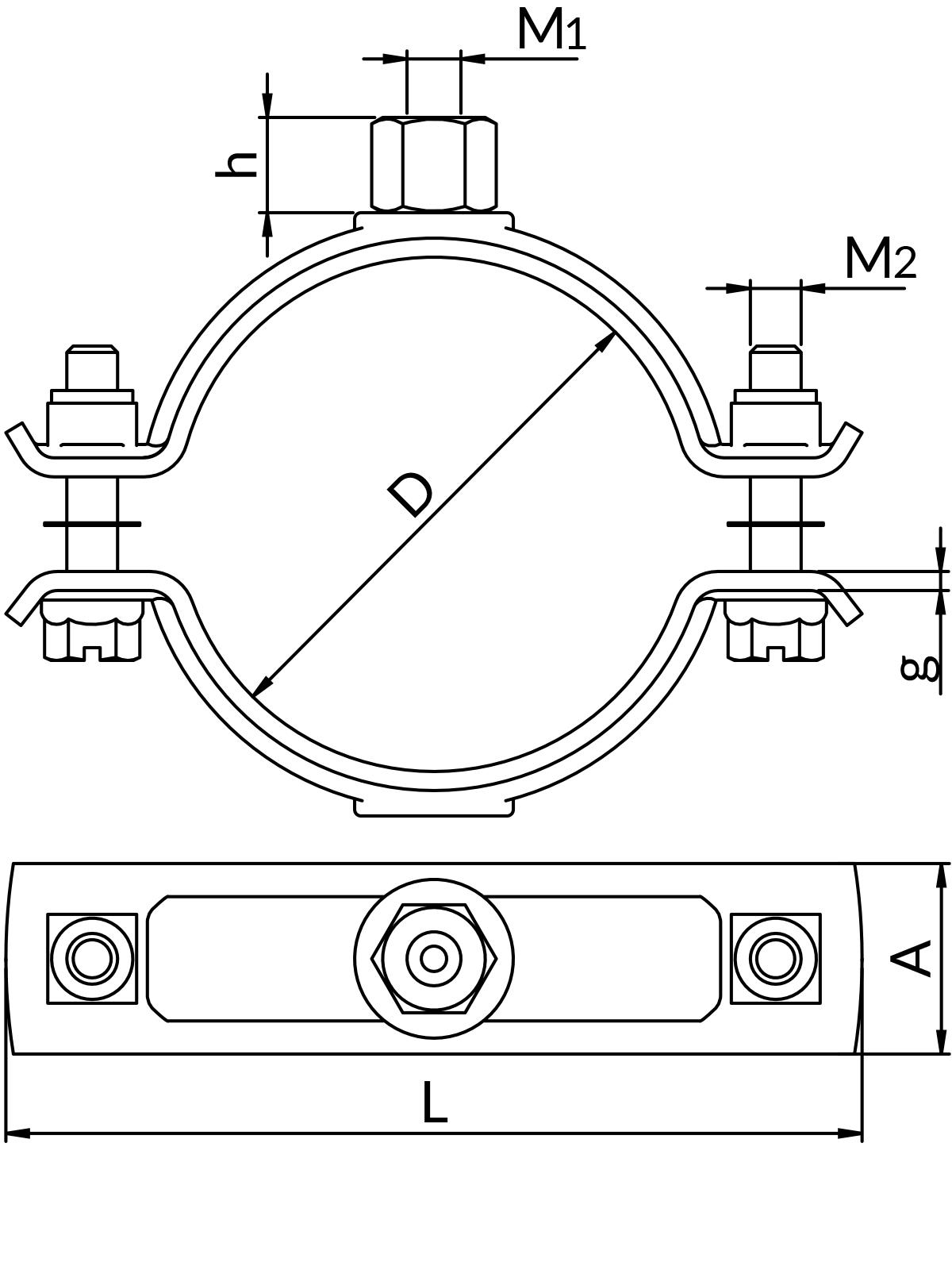 Obejmy tryskaczowe DN-F-V