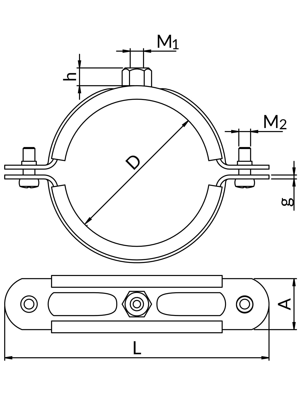 Obejmy HOBBY HUPZ - skręcone