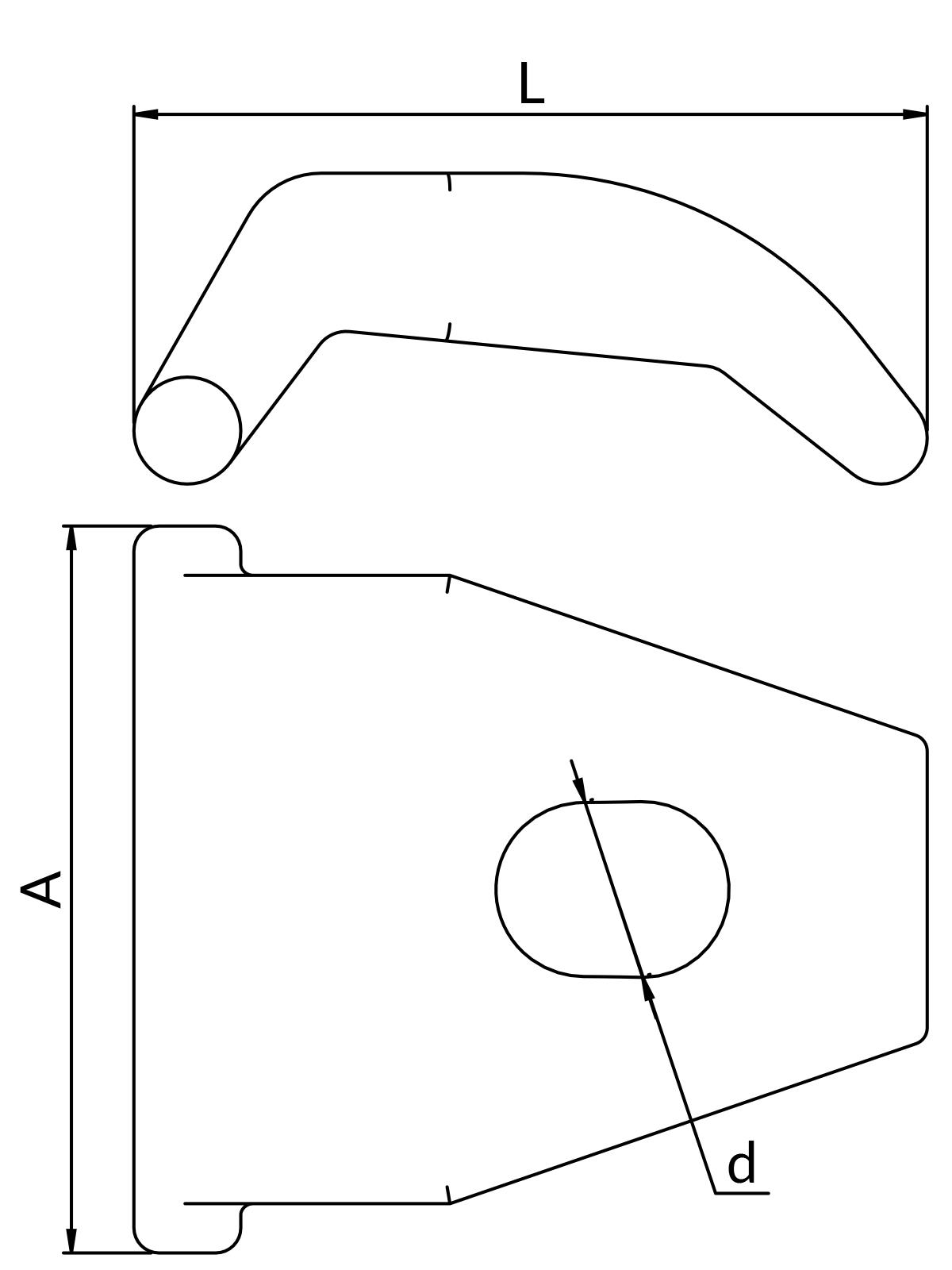 Klamry profili KLM-M