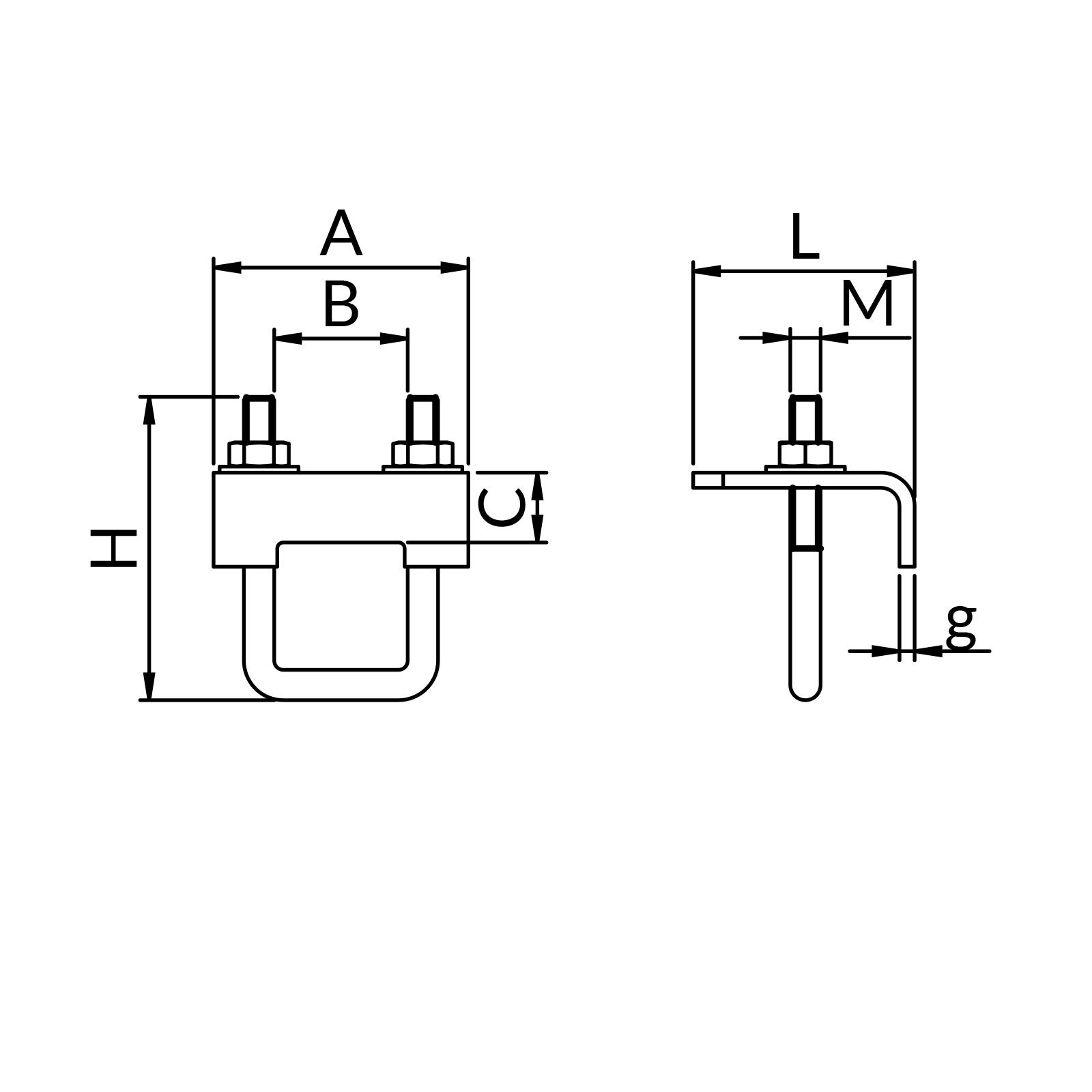 Klamra profili N-KLM