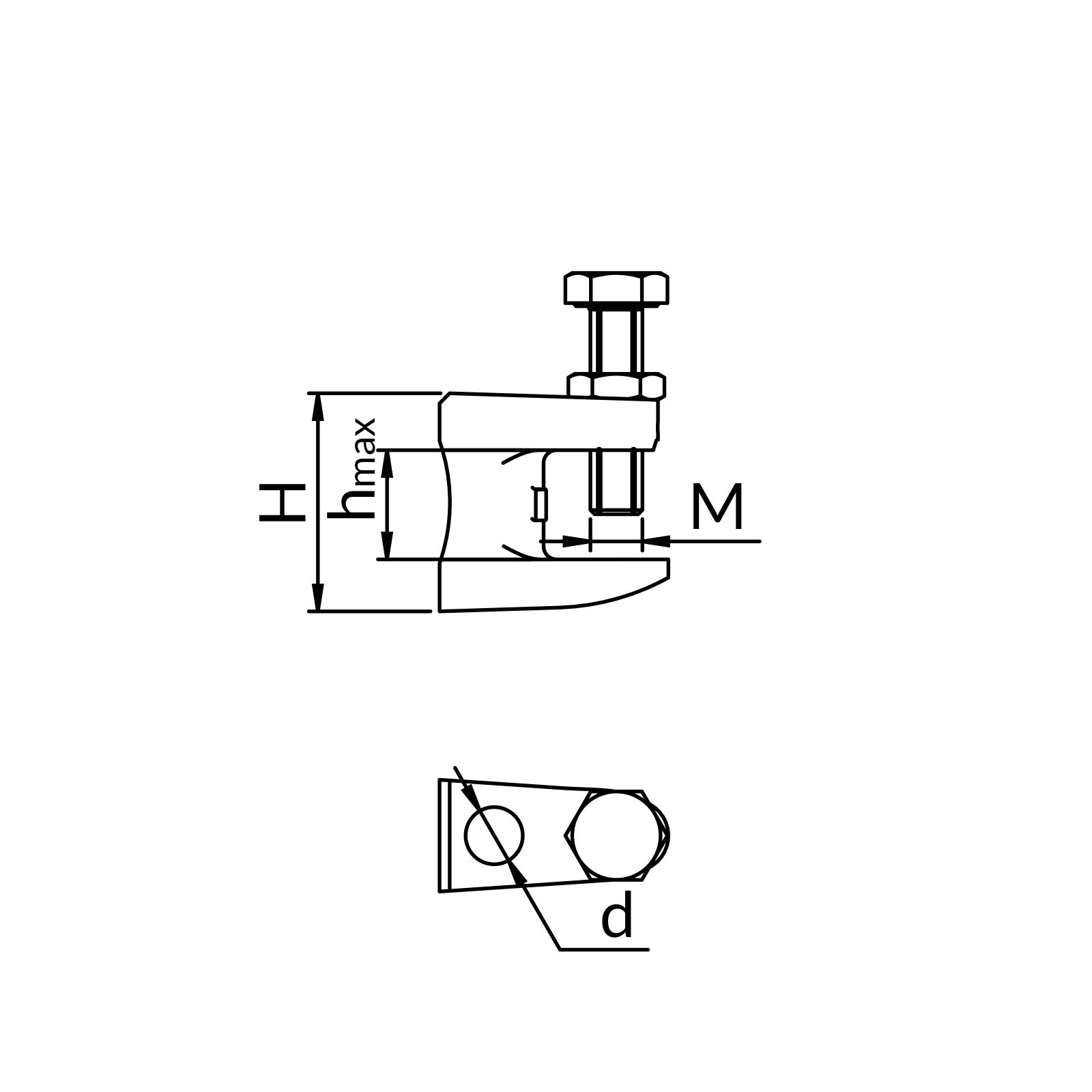 Zaciski nośne N-KLP