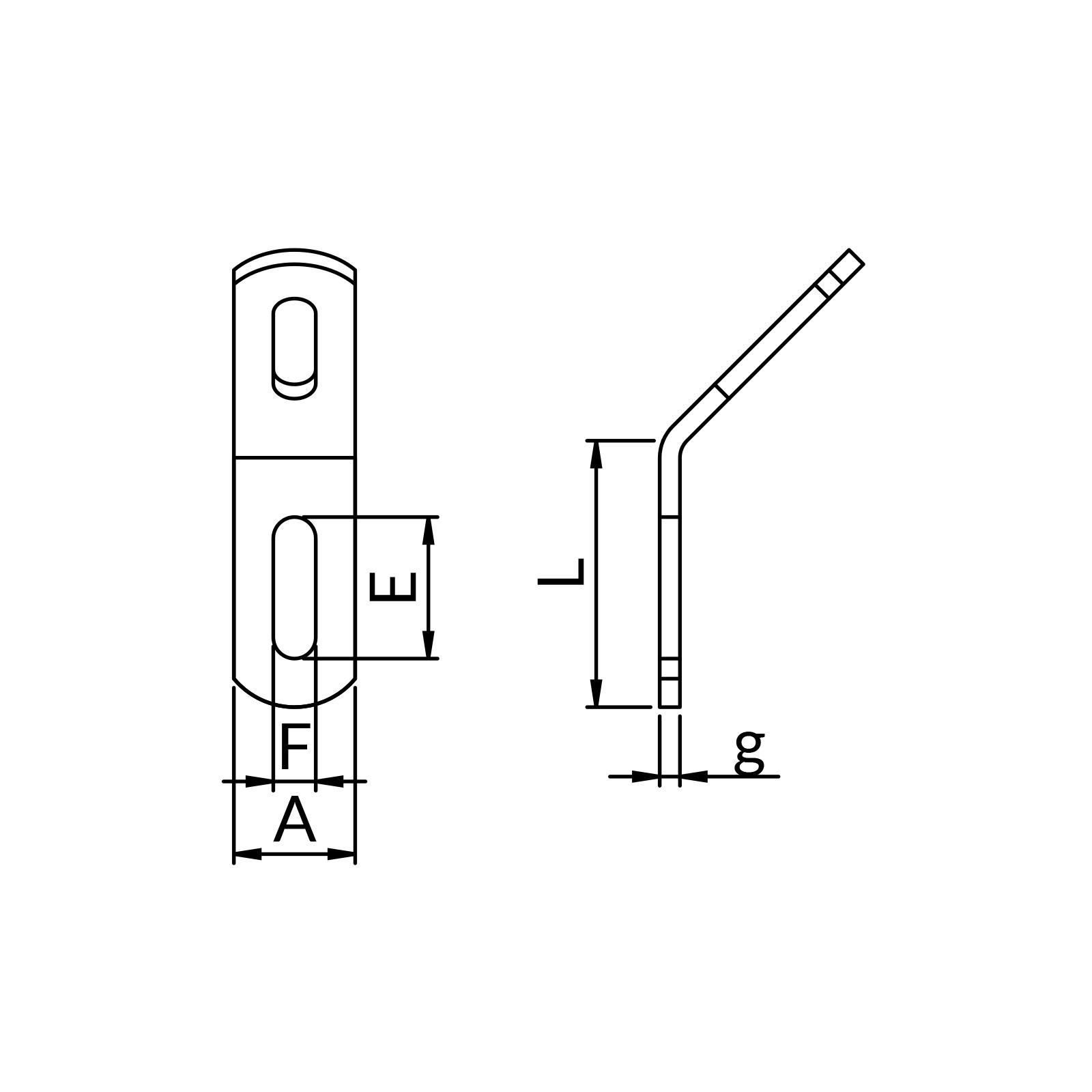 Wsporniki montażowe N-KT-135