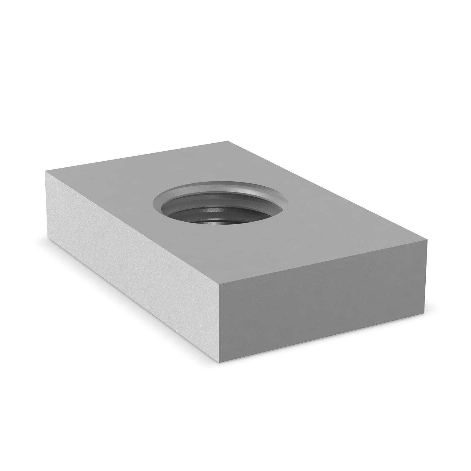 Nakrętka prostokątna M10 do profili A, C nierdzewna 