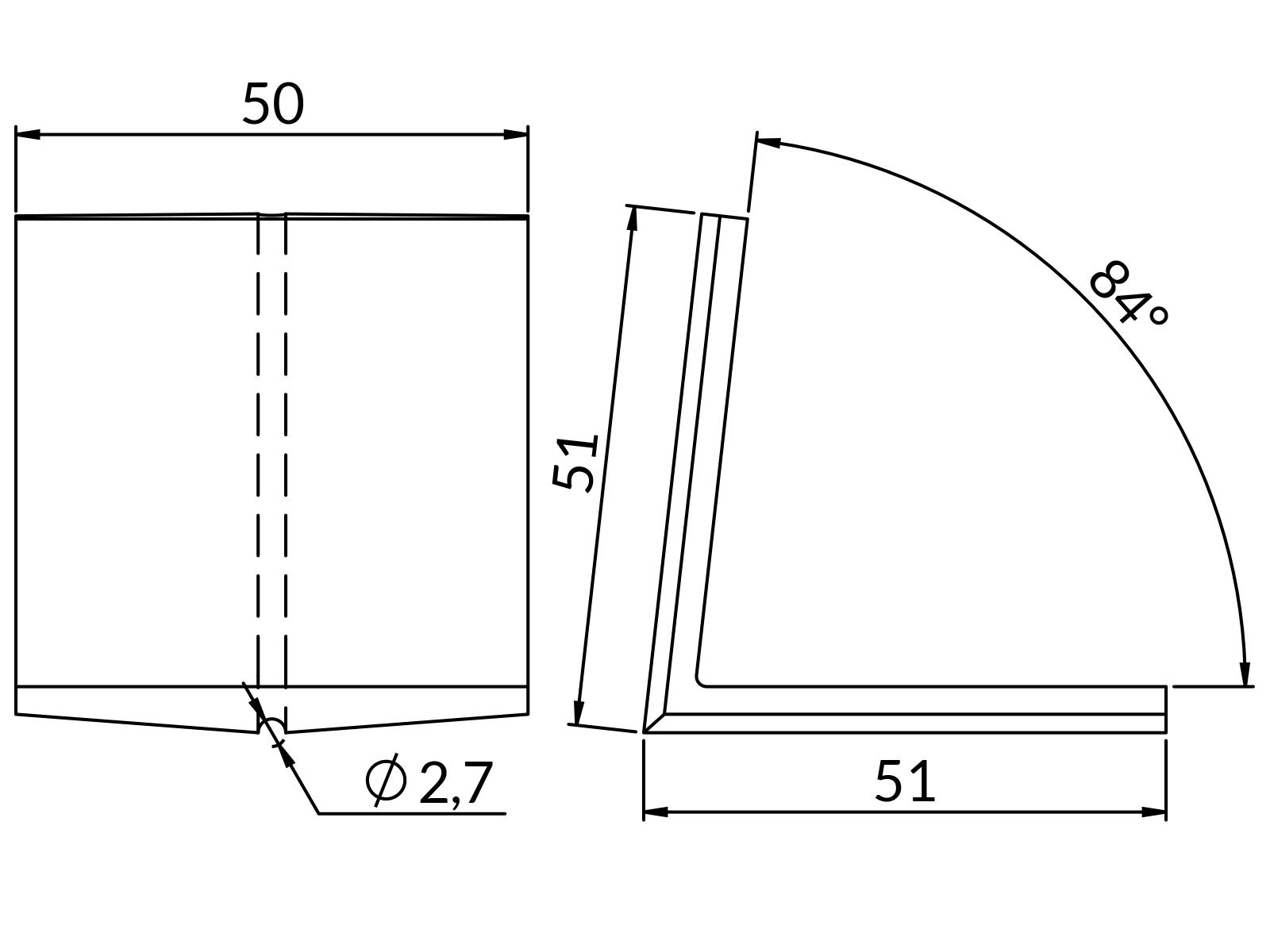 Narożnik do linek (10szt./opak)