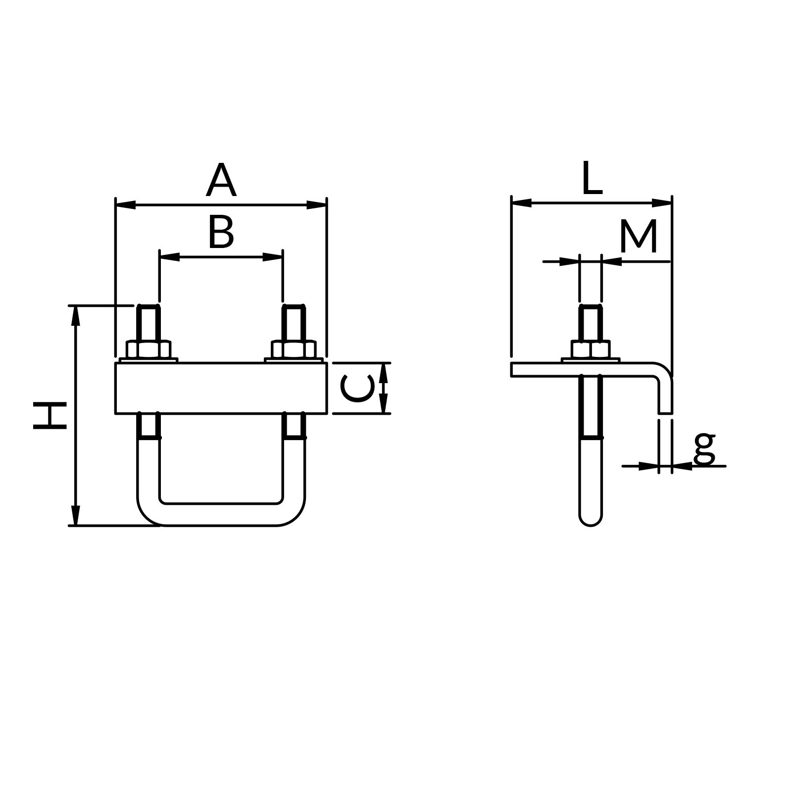 Klamry profili OG-KLM