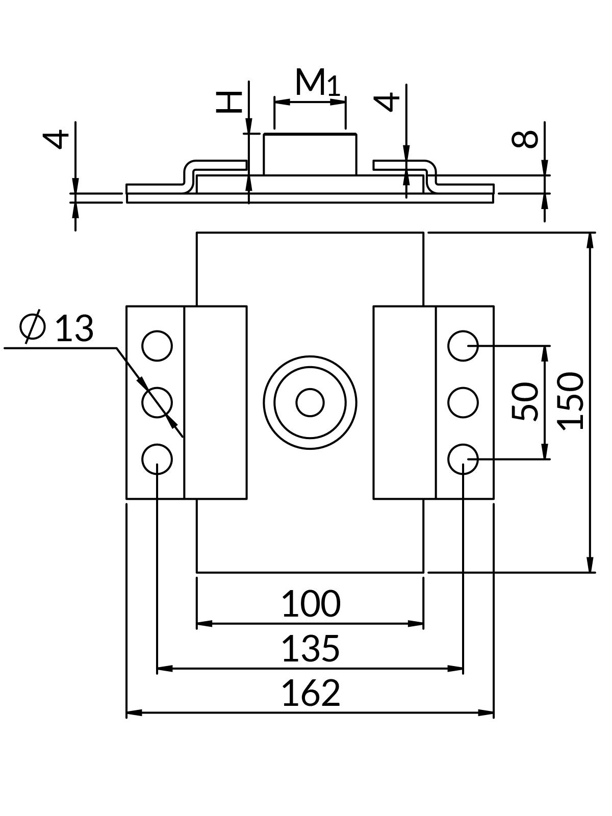 Podpory przesuwne PSA1
