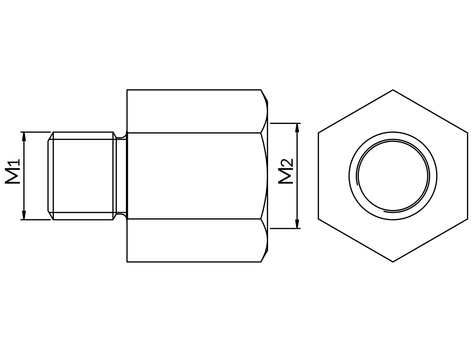 Złączki redukcyjne zewnętrzna RZW
