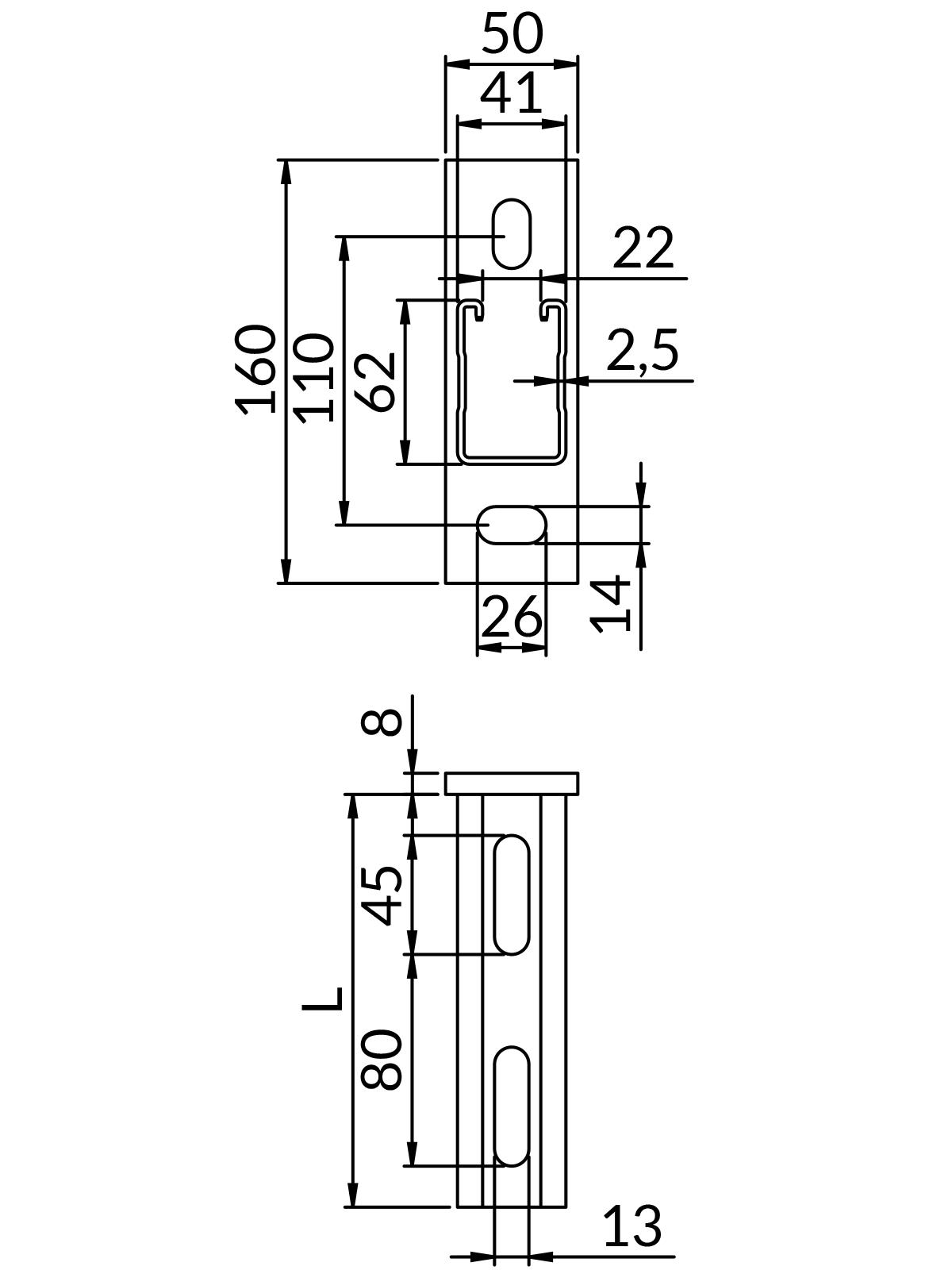 Konsole SS-MH2,5 41X62