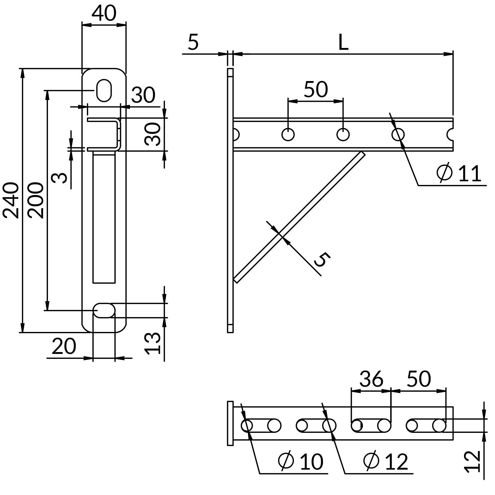 Konsole SS-U3,0 30X30