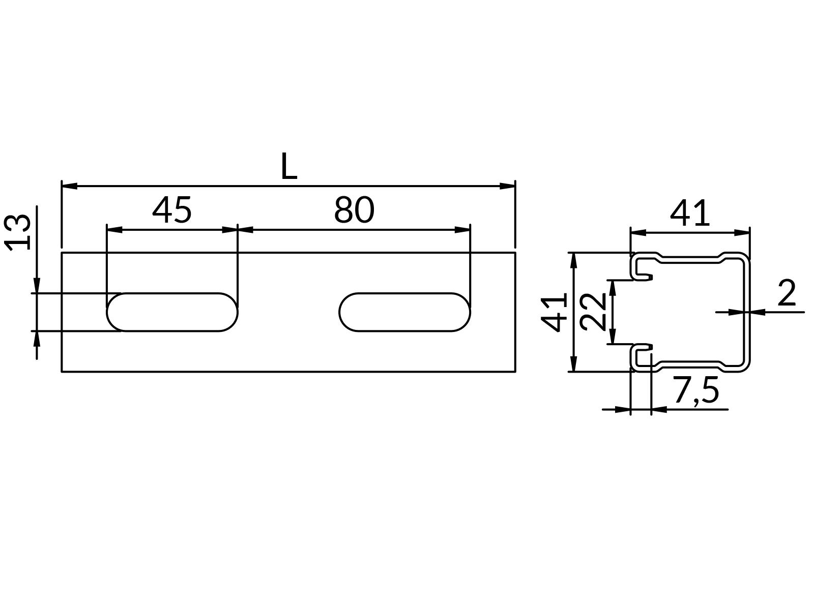 Profile SZ-MF2,0 41X41