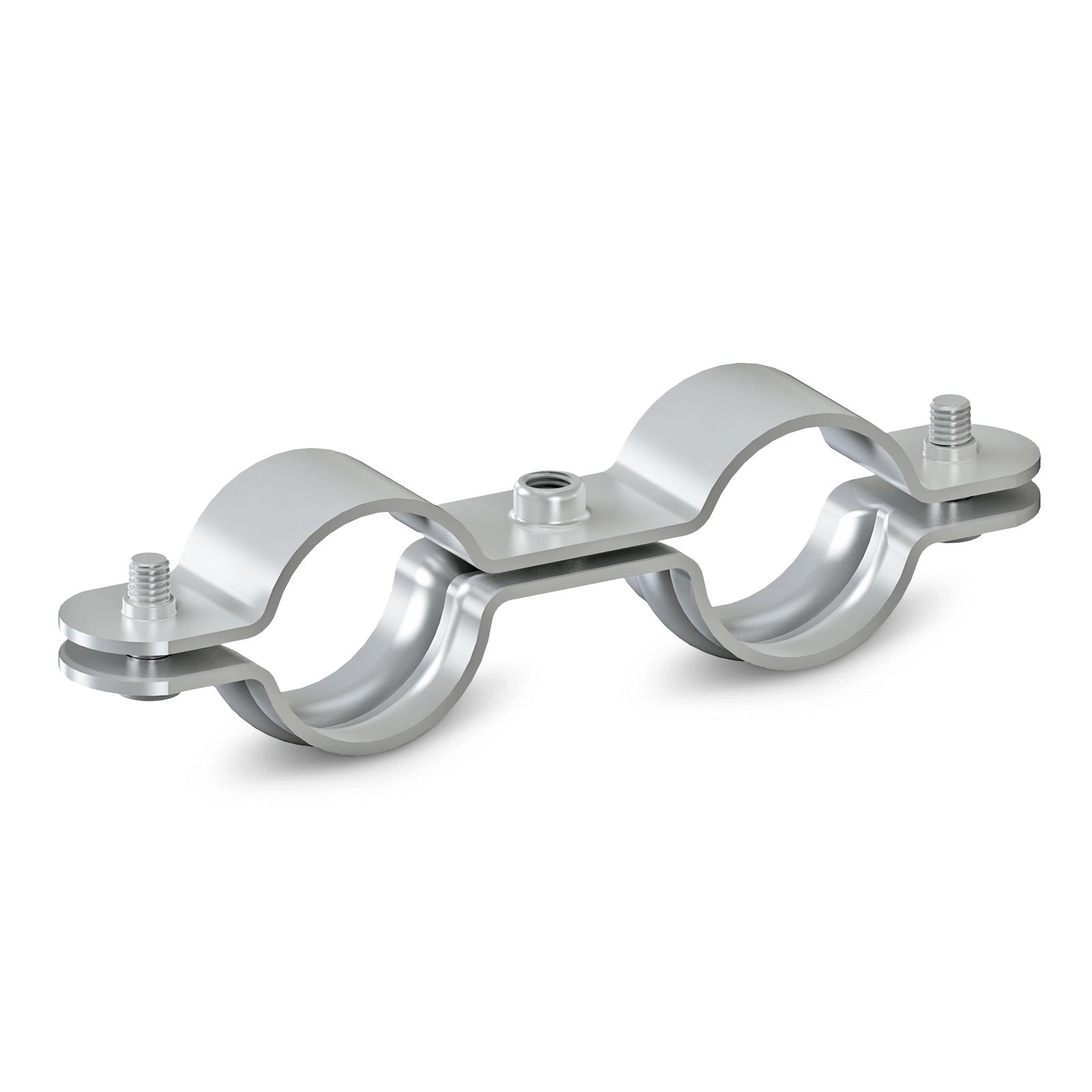 Obejmy podwójne UDZ - komplet