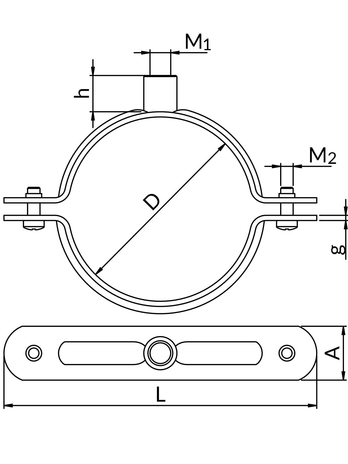 Obejmy EXPERT UPZ - bez kołka