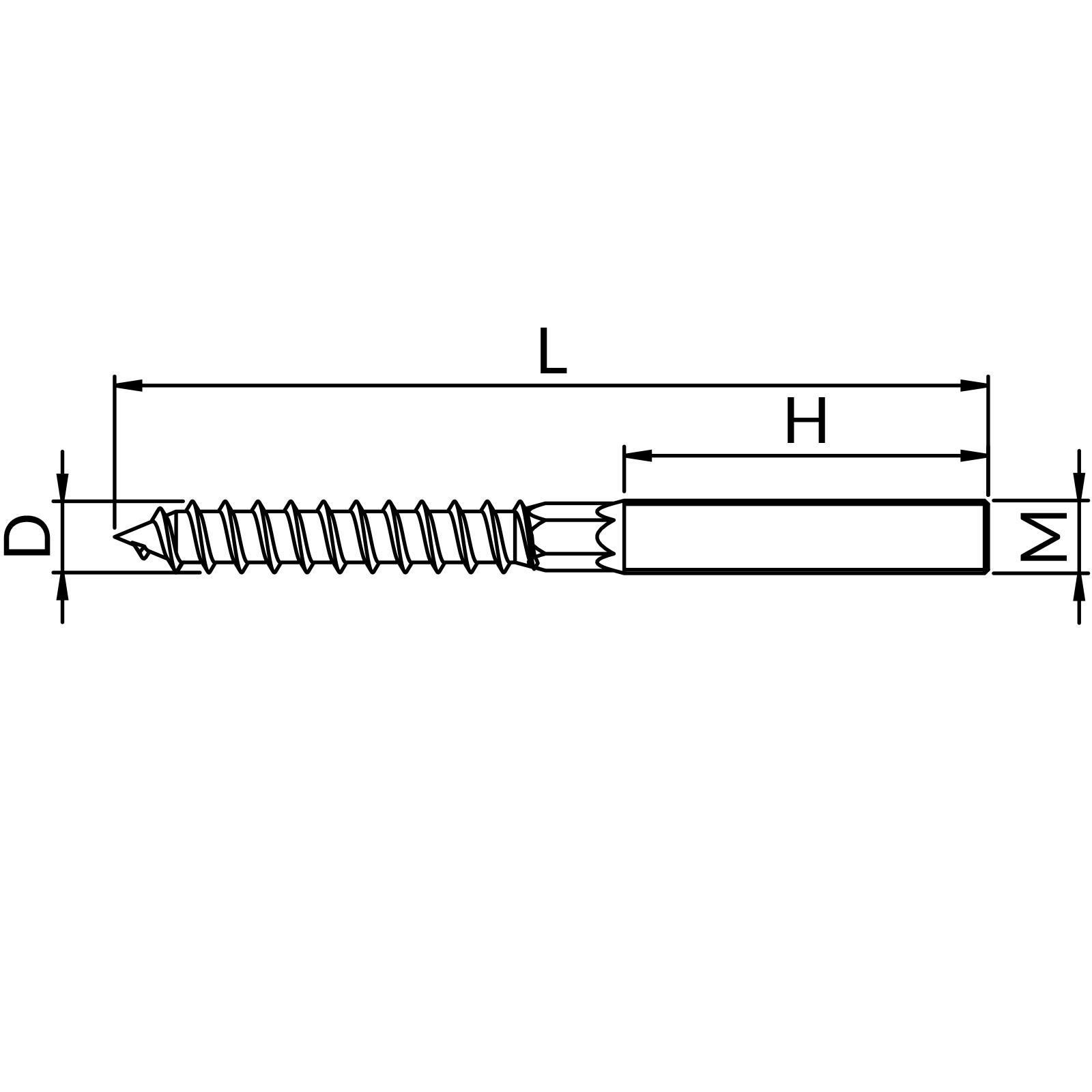 Wkręty dwugwintowe WK