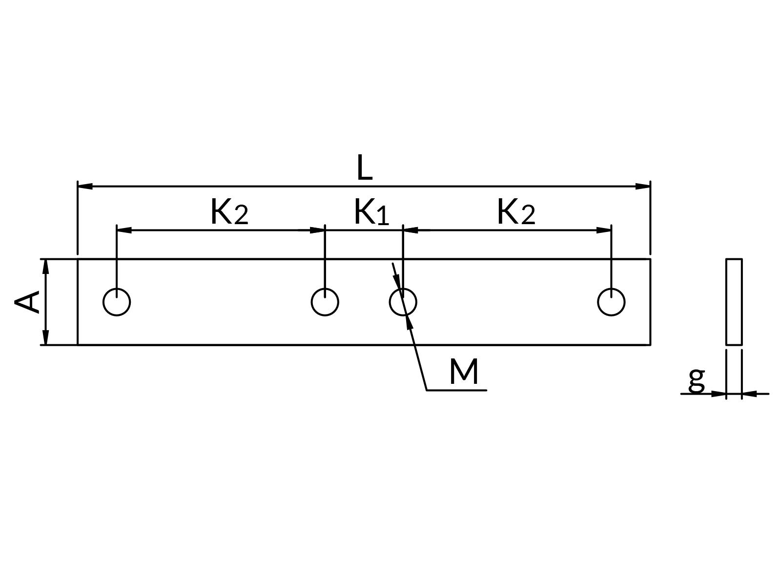 Płytka montażowa L7 profilu szer. 41mm Ultra Cover XP (1szt./opak)
