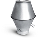 Wyrzutnia dachowa ocynkowana HAF