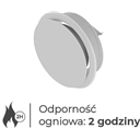 Zawór p.poż. odcinający mcr ZIPP120/EKI230/WK-1/RAL9010